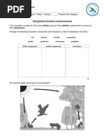 Ecosystem Structure and Processes: Environmental Management