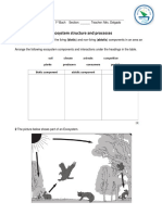 Ecosystem Structure and Processes: Environmental Management