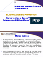 ELABORACION de PROYECTO Marco Teórico y Bases Teóricas Referencias Bibliográficas Van Couver