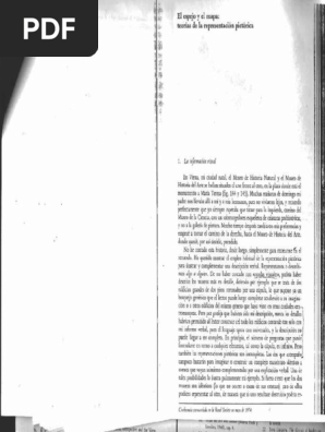El Espejo Y El Mapa E H Gombrich1 Pdf