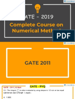 Numerical Method: GATE PYQs SET 6 (In Hindi)