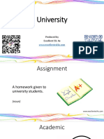 University Flashcards