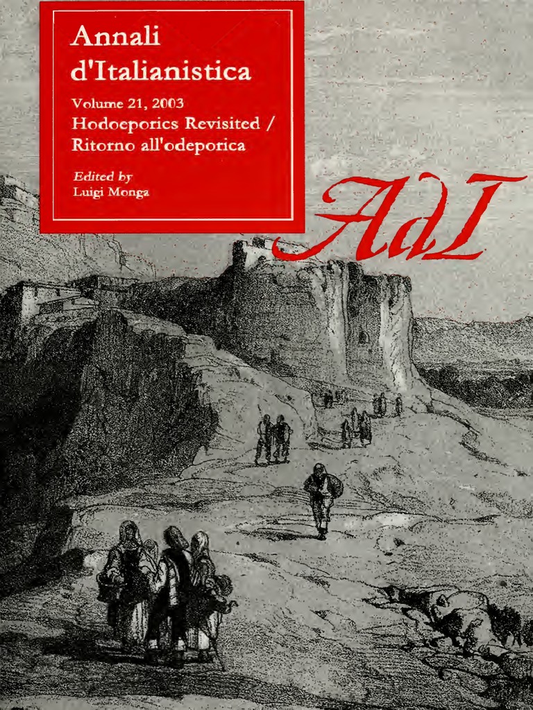 Annali D'italianistica | PDF | Herodotus | Geography