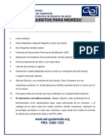 1) Requisitos y Formularios de Ingreso en PDF (1)