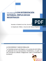 Desalojo Con Intervención Notarial: Implicancias Registrales