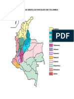 Mapa de Las Mesclas Raciales en Colombia