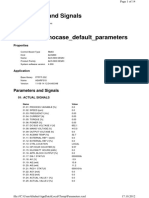 ACS800 Democase Default Parameters