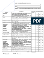 Ficha de Entrevistas Por Competencias