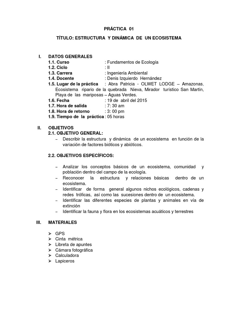 Estructura y dinámica de ecosistemas | PDF | Ecosistema | Selva