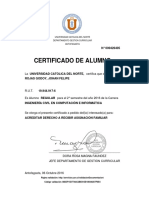 Certificado J
