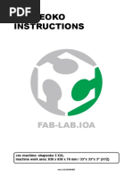 Fablab Ioa Shapeoko Instructions