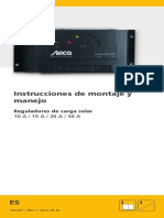 Regulador Solar Steca Solarix Prs Manual Usuario