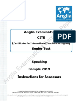 Sample Paper: Anglia Examinations Cite Senior Test