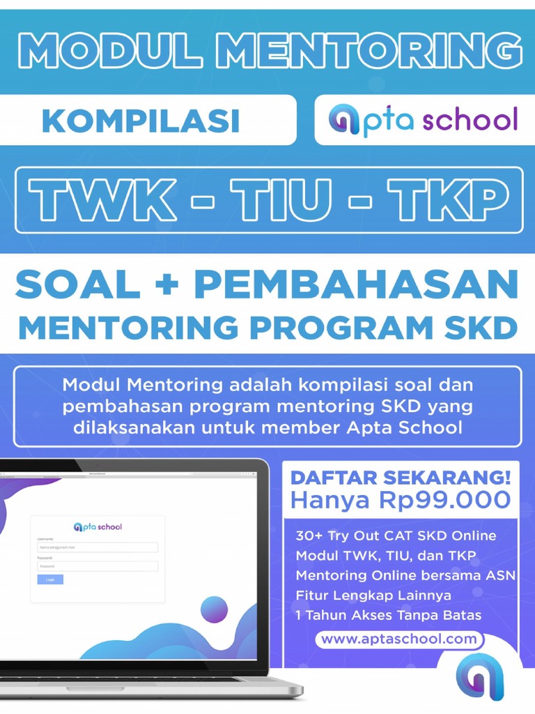 Modul Mentoring Program Skd By Apta School Pdf