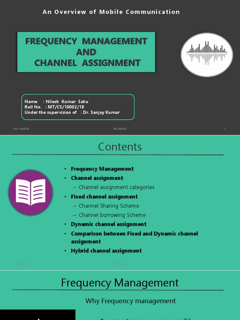 Mobile Communication Channel Assignment Overview | PDF | Base Station ...