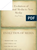 The Evolution of Traditional Media To New Media: Hazel Chavez