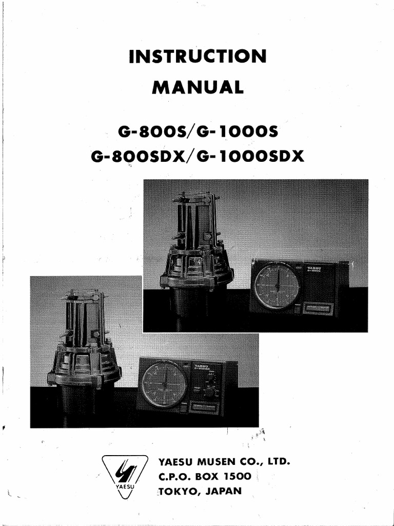 Caracteristicas Rotor Yaesu G800s PDF