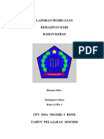 Laporan Pembuatan Kerajinan Dari Bahan Keras