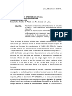 Resolución Del Contrato de Arrendamiento