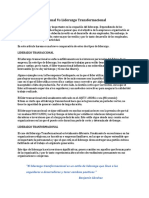 Liderazgo Transaccional Vs Liderazgo Transformacional