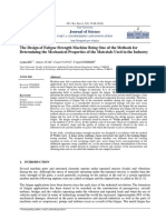 The Design of Fatigue Strength Machine Being One of The Methods For Determining The Mechanical Properties of The Materials Used in The Industry