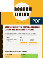 Program Linear Matematika Kelas XI