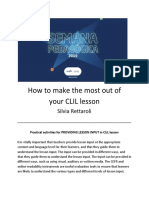 Practical Activities For PROVIDING LESSON INPUT in CLIL Lesson