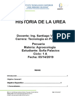 Historia de La Urea