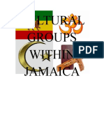 Cultural Groups Within Jamaica