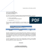 Carta para Entrega de Documentos A Terceros Única Ocasión 2018