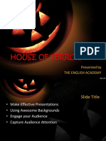 House of Terror 2019: Presented by The English Academy