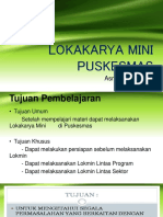 Lokakarya Mini Puskesmas