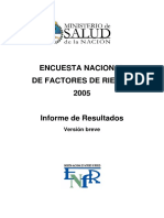 1ra Encuesta Nacional Factores Riesgo Informe Breve Final M.1 PDF