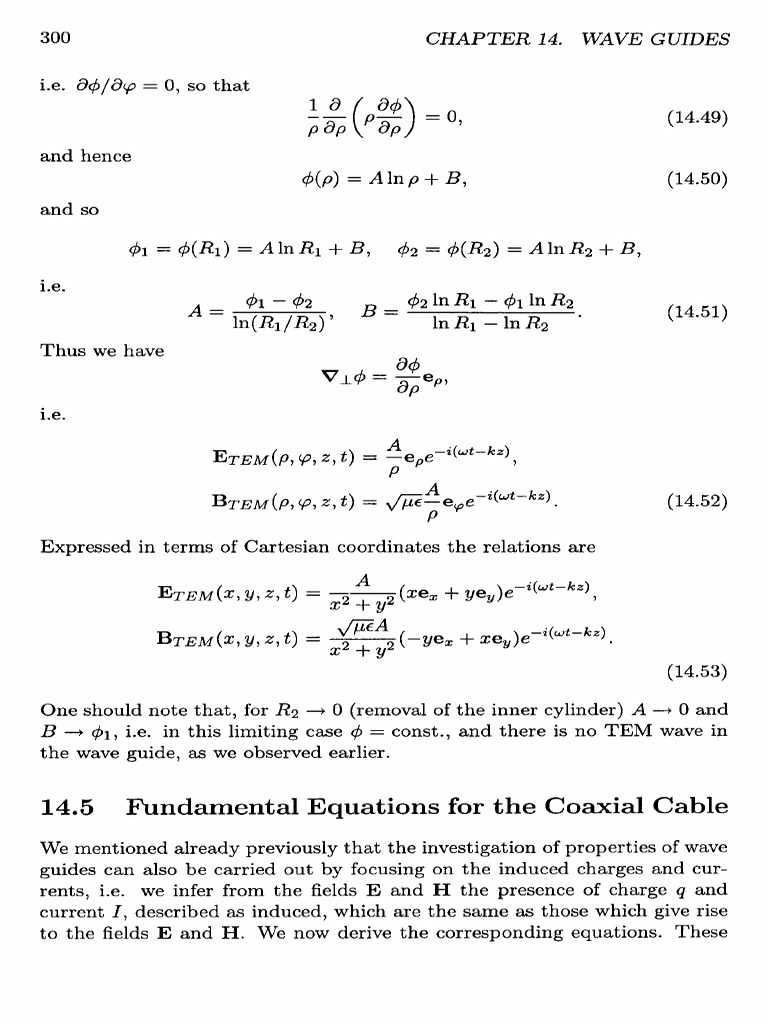 14.5 Fundamental Equations The Coaxial Cable Guides PDF