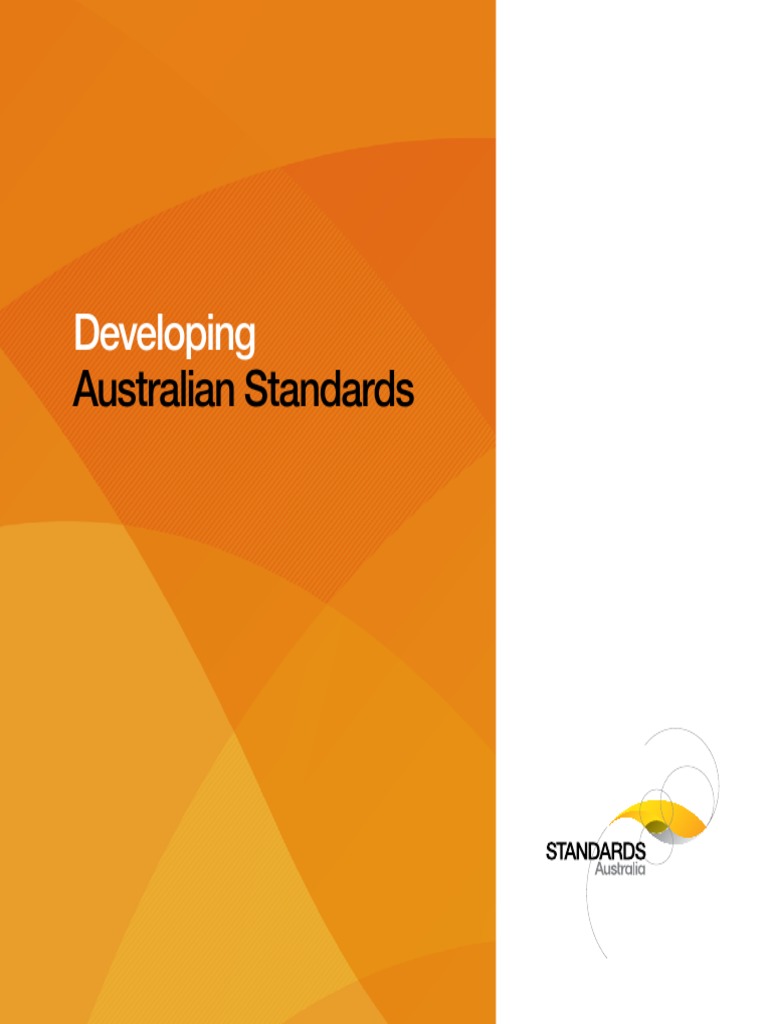 Developing Australian Standards PDF Standardization International Organization For