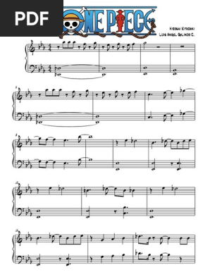 We Are One Piece Easy Piano Pdf