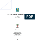Ust E-P Niform Inventory System (e-PIS) : Group 3