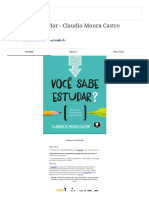 (PDF) Voce Sabe Estudar - Claudio Moura Castro - Nathalia Sipauba - Academia - Edu