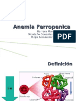 Anemia Ferropenica y As