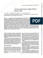 Neodymium-YAG Iridotomy in Closure Glaucoma: Preliminary Study