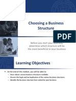 Choose Business Structure Guide