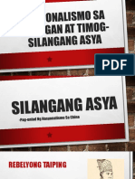 Nasyonalismo Sa Silangan at Timog-Silangang Asya