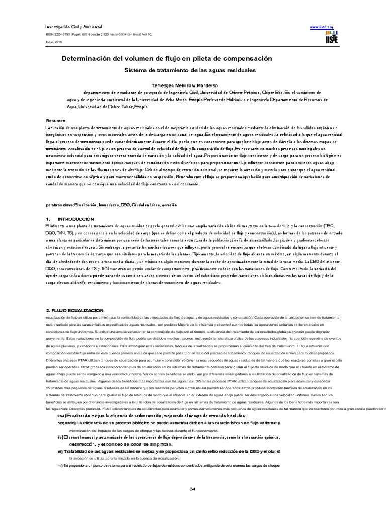 Equalization Tanks PDF Aguas residuales Agua