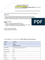 Module Four Wellness Plan