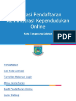 Aplikasi Pendaftaran Administrasi Kependudukan Online: Kota Tangerang Selatan