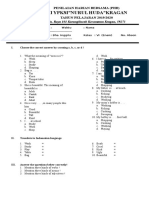 PHB Bahasa Inggris Kelas VI