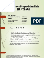 Manajemen Pengendalian Mutu ISO TS16949