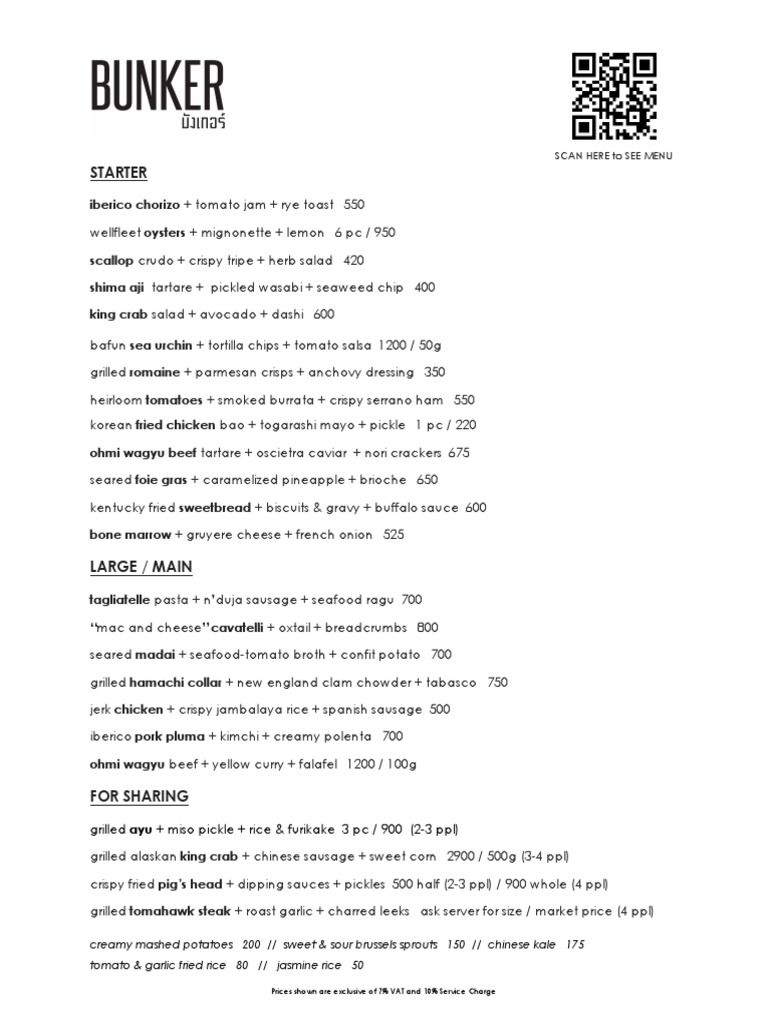 Upscale Restaurant Menu Highlights | PDF