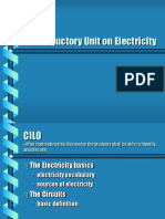 Introductory Unit On Electricity