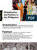 Globalisation and Fashion in The Philippines: G R O U P 6